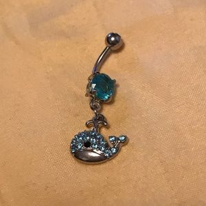 Whale Belly Button Ring